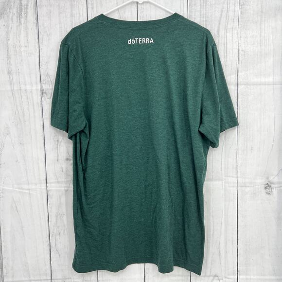 Bella (XL) Doterra Green We Are the Village Short Sleeve Mens Tee Shirt T-Shirt - Picture 2 of 7